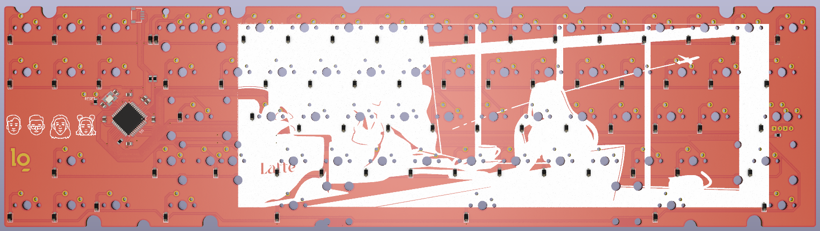 Back of the PCB PCB back