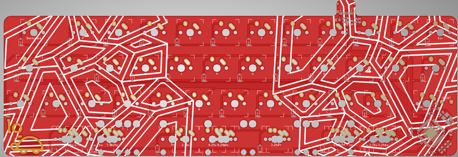 Back of the PCB PCB Back